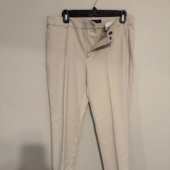 Zara Khaki Ankle Slacks - 28 - Picture 2 of 10